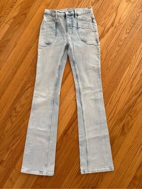 We The Free Light Wash Flare Jeans